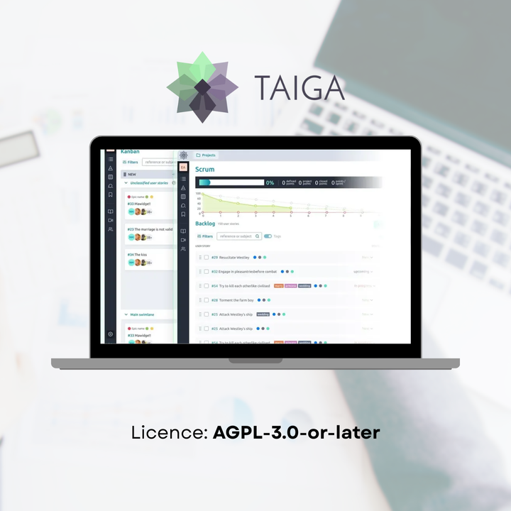 Taiga : l’alternative open-source à Jira, plus légère mais tout aussi efficace