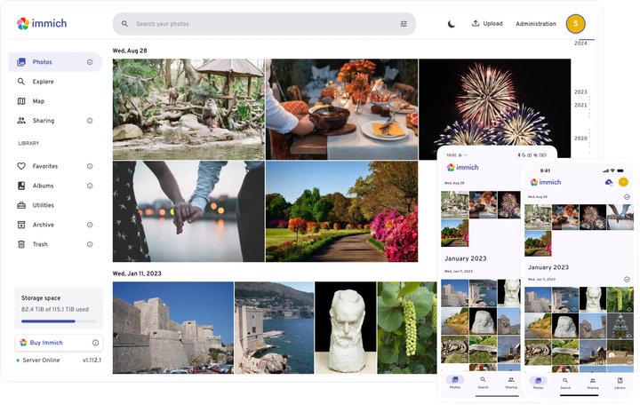 Immich : l’alternative open-source à Google Photos